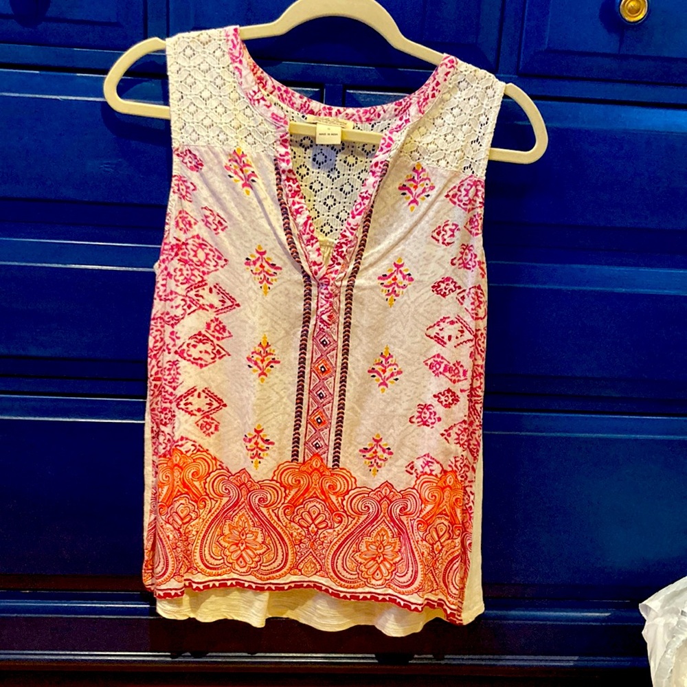 Lucky brand pretty tank top